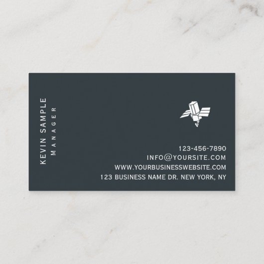 ブモダンルーホワミニマルイト通信社 名刺 (裏面)