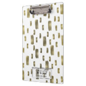 ブモダン絵を描ラシ金ゴールド銅光沢 クリップボード (左)