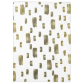 ブモダン絵を描ラシ金ゴールド銅光沢 クリップボード (裏面)