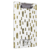 ブモダン絵を描ラシ金ゴールド銅光沢 クリップボード (右)