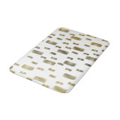 ブモダン絵を描ラシ金ゴールド銅光沢 バスマット (アングル)