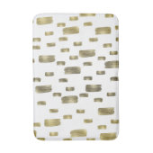 ブモダン絵を描ラシ金ゴールド銅光沢 バスマット (正面縦)