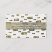 ブモダン絵を描ラシ金ゴールド銅光沢 名刺 (裏面)