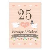 ブモノグラムのルスラブバーズダブテーブルナンバー テーブルナンバー (裏面)