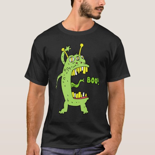 ブモンスターエイリアンハロウィーン Tシャツ (正面)