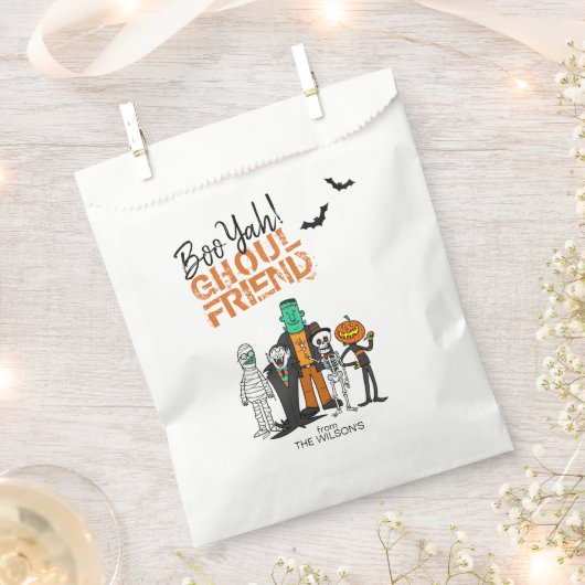 ブヤグウルフレンドハロウィンモンスターズID684 フェイバーバッグ (クリップ留めされた状態)