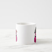 ブラおよびしわのユーモア エスプレッソカップ (正面)