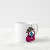 ブラおよびしわのユーモア エスプレッソカップ (正面右)