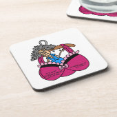 ブラおよびしわのユーモア コースター (左側)