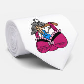 ブラおよびしわのユーモア ネクタイ (ロール)