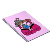 ブラおよびしわのユーモア ノートブック (右側)