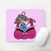 ブラおよびしわのユーモア マウスパッド (マウス)