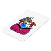 ブラおよびしわのユーモア マグネット (左側)