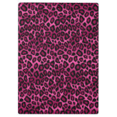 ブラかわいらしック&ブライトピンクグリッターデザイン クリップボード (裏面)