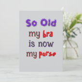 ブラが財布に変身パーティ招待 招待状 (スタンド正面)