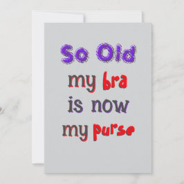 ブラが財布に変身 招待状