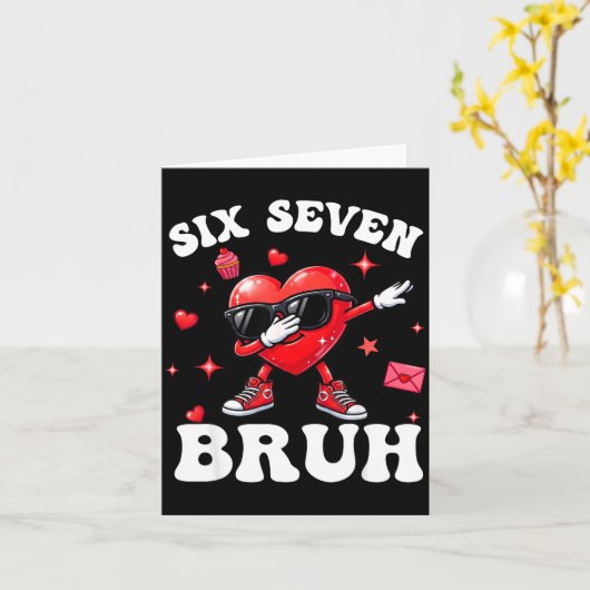 ブラァ 67 ６セブン ミーム ダブ ハート ボーイズ キッズ ヴァレンティ カード (黄色い花)