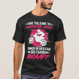 ブラアーップ ダートバイク オートバイ モトクロス 2ストローク ダート Tシャツ