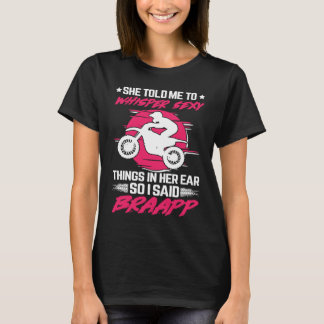 ブラアーップ ダートバイク オートバイ モトクロス 2ストローク ダート Tシャツ