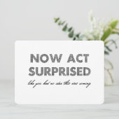 ブライおもしろいドメイド/メイド・オブ・オーナー（花嫁付き添い人）提案 招待状 (スタンド正面)