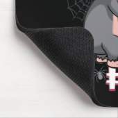 ブライおもしろいンドマウス#1ハロウィーン幽霊グループファミリー マウスパッド (コーナー)