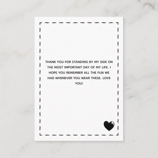 ブライアス魅力的メイドはディスプレイを呼び出してくれてありがとう エンクロージャーカード (裏面)