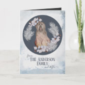 ブライアパーソナライズされたードクリスマス シーズンカード (正面)