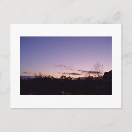 ブライアルクリークサンセットローリーノースカロライナ ポストカード (正面)