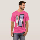 ブライアンスカラブリン鏡ヤギ Tシャツ (正面フル)