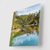 ブライアントクリークオータムウォールクロック スクエア壁時計 (傾斜)