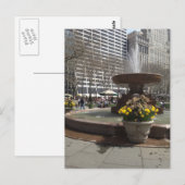 ブライアントパークファウンテンニューヨークシティスプリングタイムNYC ポストカード (正面/裏面)