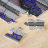 ブライアントパーク像春の花植栽NYC ジグソーパズル (側面)