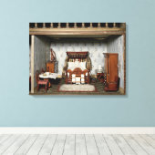 『ブライアント夫人の快楽』の寝室、c.1860 キャンバスプリント (インサイチュ (ウッドフロア))