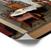 『ブライアント夫人の快楽』の寝室、c.1860 ポスター (角)