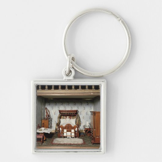 「ブライアントPleasure夫人」のの寝室、c.1860 キーホルダー (正面)