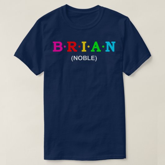 ブライアン・ノーブル Tシャツ (デザイン正面)