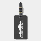 ブライアン・ヘッド・ユタ・プリーズ ラゲッジタグ (正面縦)