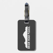 ブライアン・ヘッド・ユタ・プリーズ ラゲッジタグ (裏面縦)
