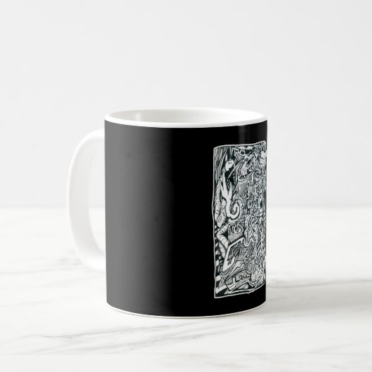 ブライアン・ベンソンによる不安発作 コーヒーマグカップ (正面左)