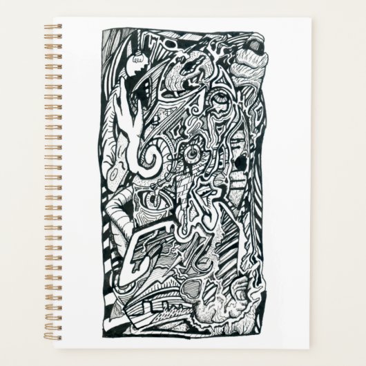 ブライアン・ベンソンによる不安発作 プランナー手帳 (正面)