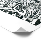 ブライアン・ベンソンによる不安発作 ポスター (角)