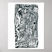 ブライアン・ベンソンによる不安発作 ポスター (正面)