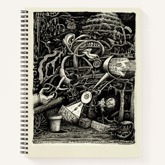 ブライアン・ベンソンによる狂気の庭 ノートブック (正面)