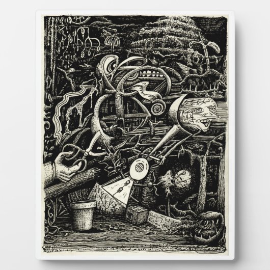 ブライアン・ベンソンによる狂気の庭 フォトプラーク (正面)