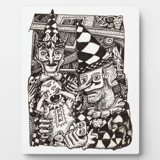 ブライアン・ベンソンによる男の作り フォトプラーク (正面)