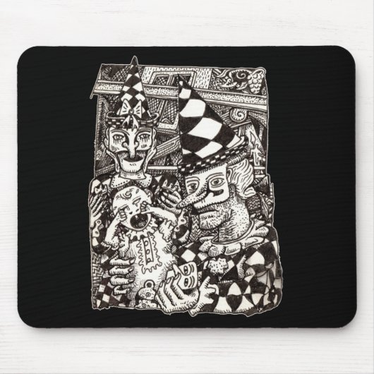 ブライアン・ベンソンによる男の作り マウスパッド (正面)