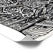 ブライアン・ベンソンによる「Stranded」 ポスター (角)