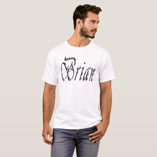ブライアン,名前,ロゴ, Tシャツ (正面フル)