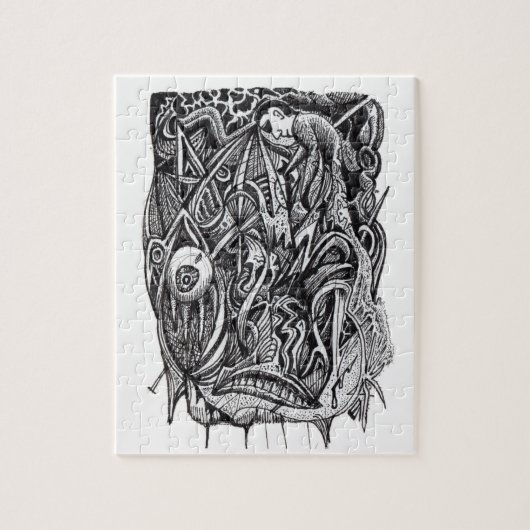 、ブライアンBenson著穴を開けられる ジグソーパズル (縦)