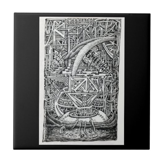 ブライアンBenson著触手タンク タイル (正面)